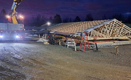 Aitoon koulutuskeskus, uusi asuntolarakennus Toivo, Aitoo (Pälkäne) Rakentajat Saarikko Oy