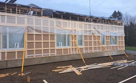 Aitoon koulutuskeskus, uusi asuntolarakennus Toivo, Aitoo (Pälkäne) Rakentajat Saarikko Oy